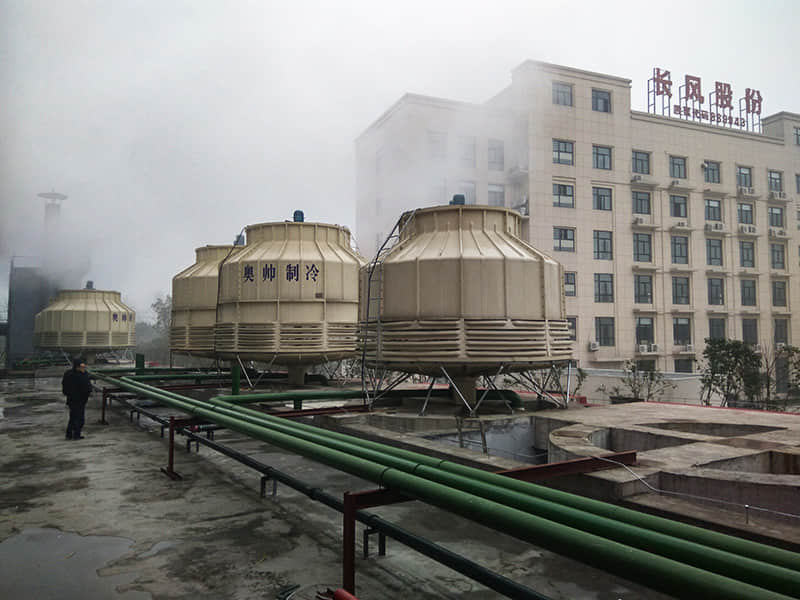 一種廠界冷卻塔噪聲治理項目中，降噪不影響能耗的方案