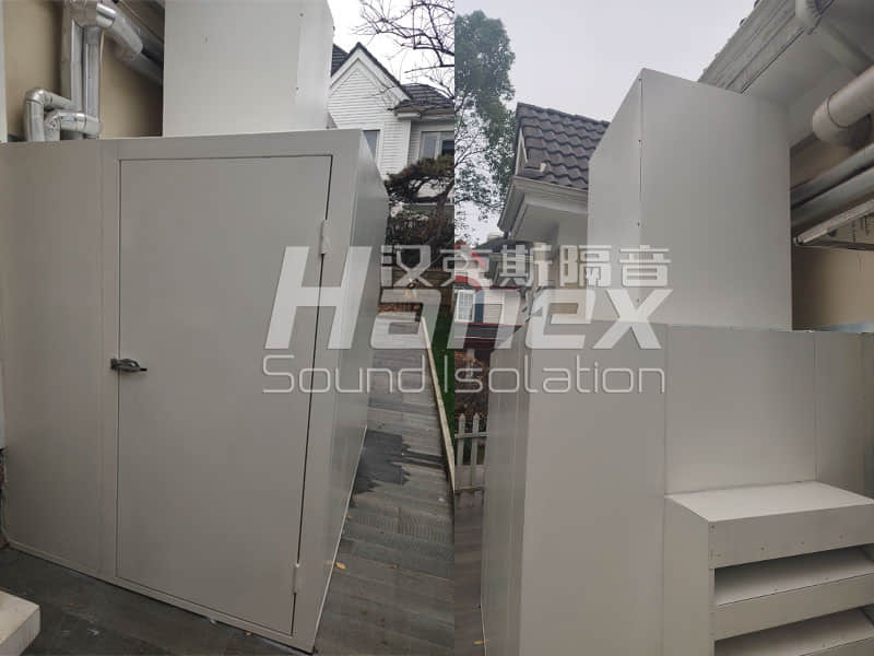 中央空調主機隔音降噪項目案例-杭州市林語別墅