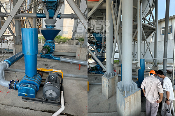 月松建材羅茨風(fēng)機降噪項目案例-羅茨風(fēng)機隔聲罩